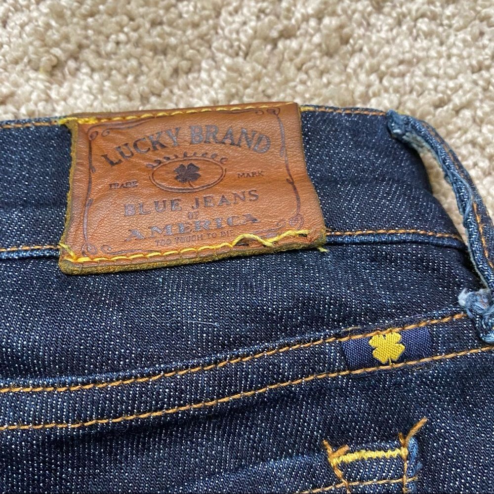 Lucky Brand Charlie Skinny Jeans Dark Denim 8 / 29 Regular - Picture 7 of 7